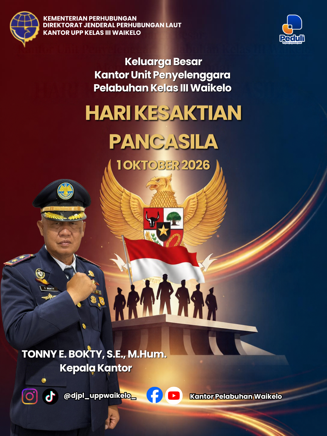🇮🇩🦅 SELAMAT MEMPERINGATI HARI KESAKTIAN PANCASILA 🦅🇮🇩 2026
